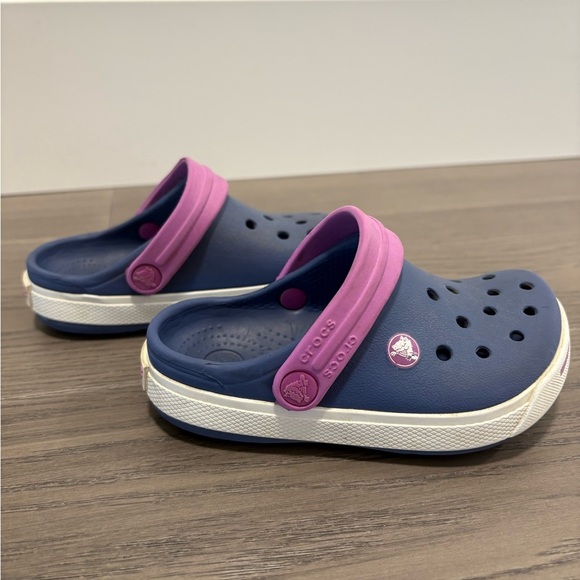 Crocs Kids Crocband Clog Purple Blue Kid's Size 6-7 - Picture 8 of 13